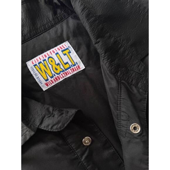 W< Walter Van Beirendonck Black Nylon Overshirt Jacket - Picture 3 of 6